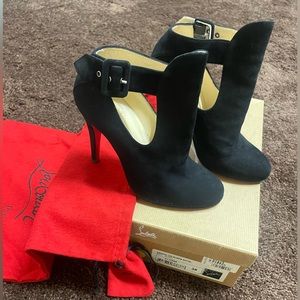 christian louboutin black Ankle Boots
